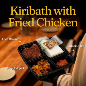 Kiribath with Fried Chicken