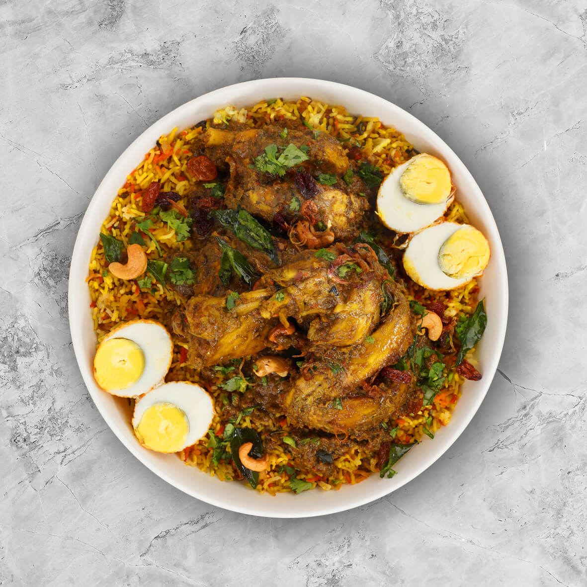 Our signature chicken briyani, flavoured with our Chef's special spices and masala mixes; all the good flavours from Colombo! Perfect to be paired with our other dishes!